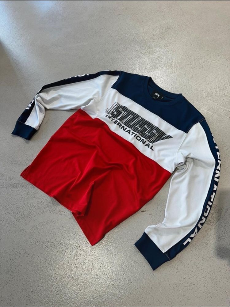 Stüssy Stussy color block long sleeve shirt product image